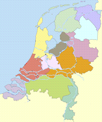 Netherlands map