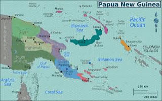 Papua New Guinea map