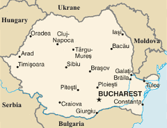 Romania map