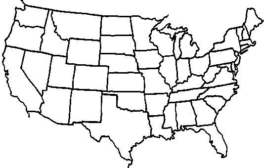 United States map