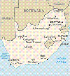 South Africa map