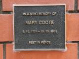 Wall Memorial Section 1