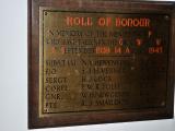 St John the Baptist (roll of honour)