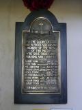St James Church Roll of Honour