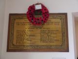 Methodist Church Roll of Honour