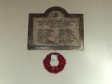 1914-18 memorial plaque